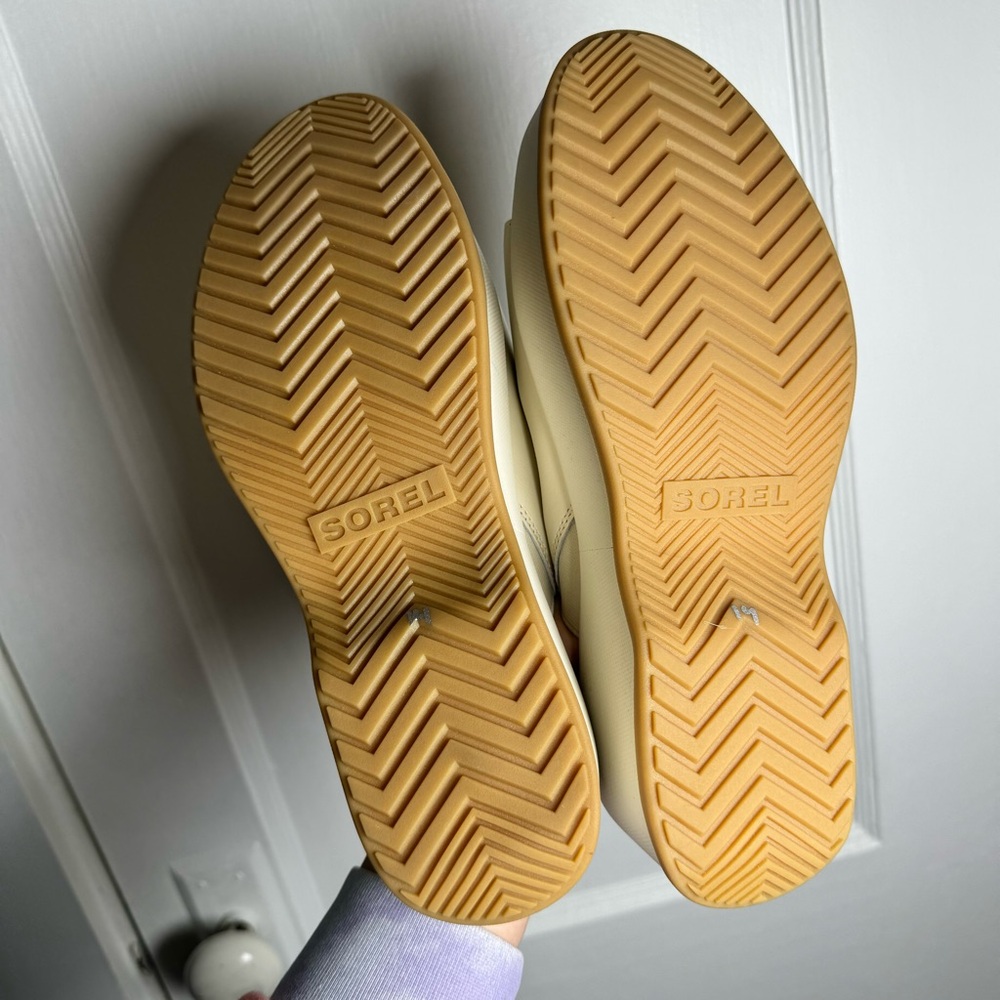 Sorel Dayspring Slide Women’s Platform Sandal in Chalk New Without Tags Size 10 - Picture 12 of 13